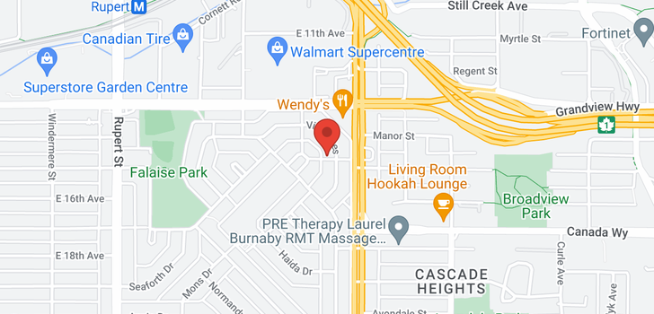 map of 3698 VIMY CRESCENT
